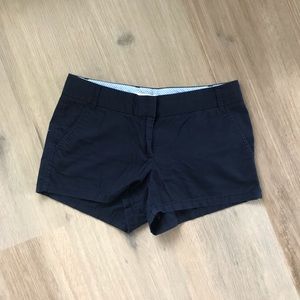 J. Crew Navy Blue Chino Shorts, Size 6